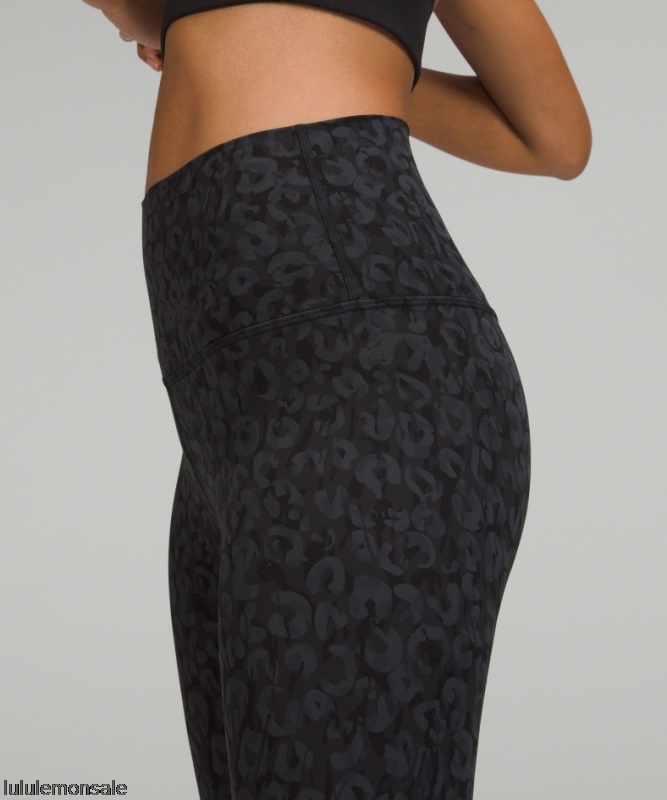 Lululemon Damen DELULU107 | Ineinander Verschlungen Camo Ausrichten Hochhaus Ernte 17